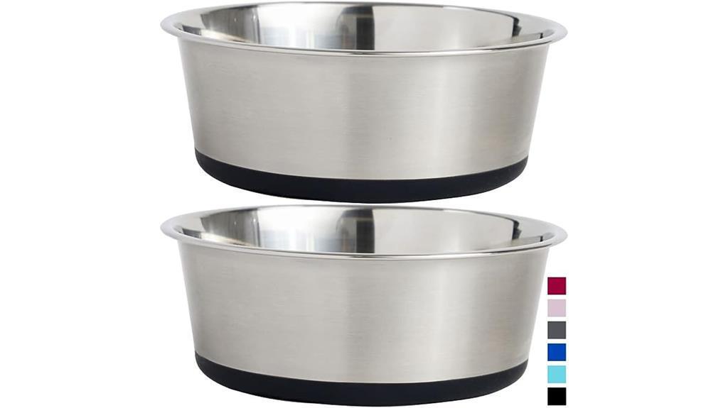 durable stainless steel dog bowls